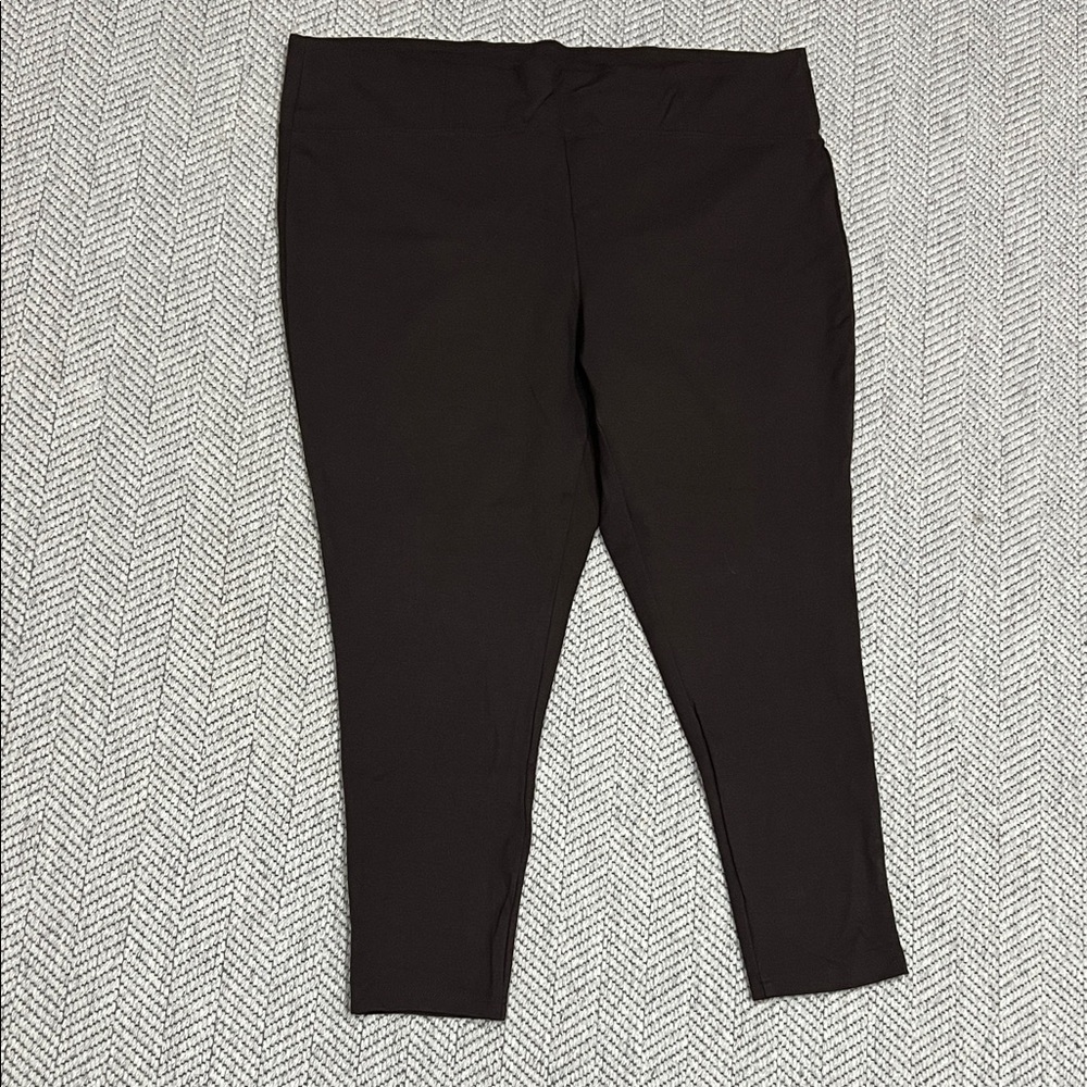 Zac & Rachel Dark Brown High-Waist Leggings